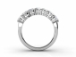 mulit diamond wedding rings MW56 through finger view