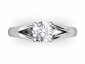 spit shank engagement rings SWR15 birds eye view