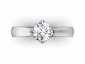 white gold diamond rings SWR18 birds eye view