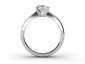 Diamond Engagment Ring through finger image SPAP45 