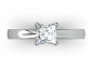 Diamond Engagement ring birds eye view image SPAP45 