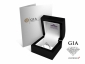 Princess diamond solitaire ring Platinum in box image SPAP45 