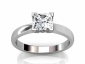Engagement ring raised view princess diamond SPAP52 