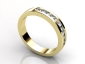 Channel set wedding bands WLDY03 
