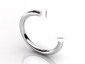 womans halo wedding rings WLPA06 profile 